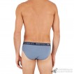 Quần lót nam Emporio Armani Endurance Stretch Cotton Brief 2-pack Grey/Blue